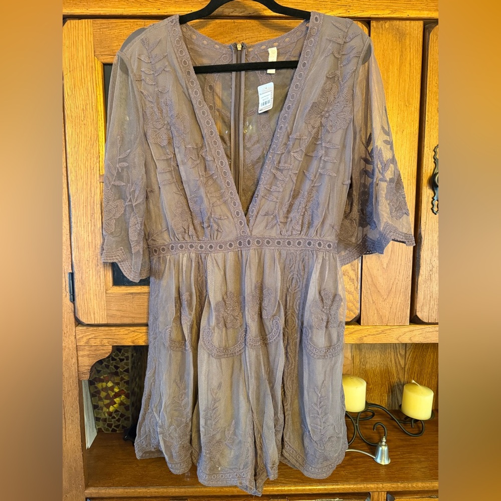 Wishlist Lavender Lace Romper